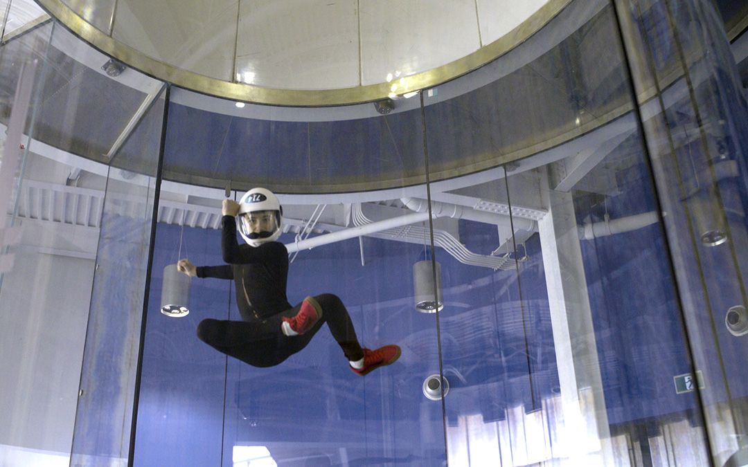 14-Year-Old Indoor Skydiving Athlete Flies Like a Superhero